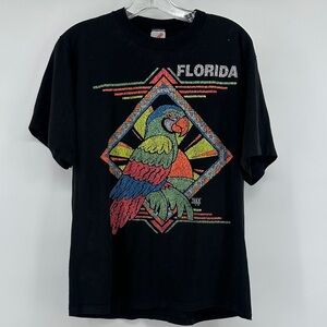 Vintage Jerzees Single Stitch Tees Unlimited Florida Tee Design Men’s Large 90s